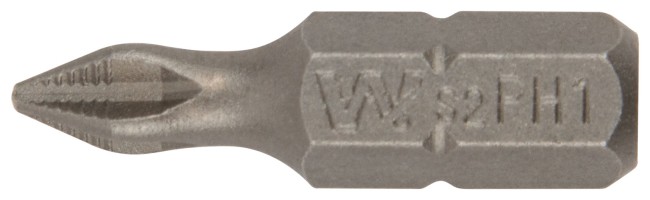 Биты WP, сталь S2, с насечкой, Профи, 25 мм PH1, 20 шт. Биты WP, сталь S2, с насечкой, Профи, 25 мм PH1, 20 шт.