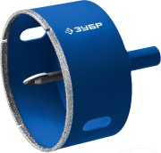 ЗУБР АГК, d 60 мм, (центр. сверло, трехгр. хвост, Р60), алмазная коронка, Профессионал (29850-60) ЗУБР АГК, d 60 мм, (центр. сверло, трехгр. хвост, Р60), алмазная коронка, Профессионал (29850-60)