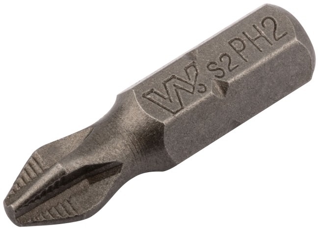 Биты WP, сталь S2, с насечкой, Профи, 25 мм PH2, 20 шт. Биты WP, сталь S2, с насечкой, Профи, 25 мм PH2, 20 шт.