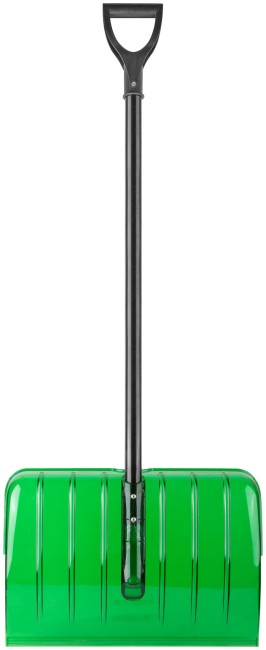 Лопата для уборки снега "Гранд" большая поликарбонатная, алюминиевый черенок, большая 520х375х1350 мм