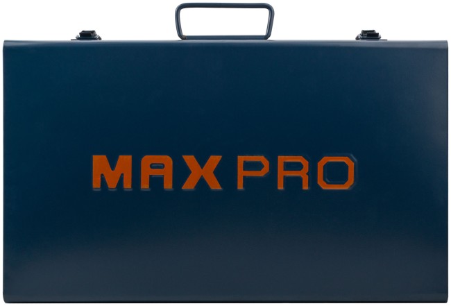MAX-PRO Аппарат сварочный для пластиковых труб 750/1500 Вт; 50-300℃; 6 насадок; 5,8 кг; диаметры труб 20/25/32/40/50/63мм; металлический кейс
