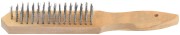 Корщетка с деревянной ручкой 6-ти рядная Корщетка с деревянной ручкой 6-ти рядная