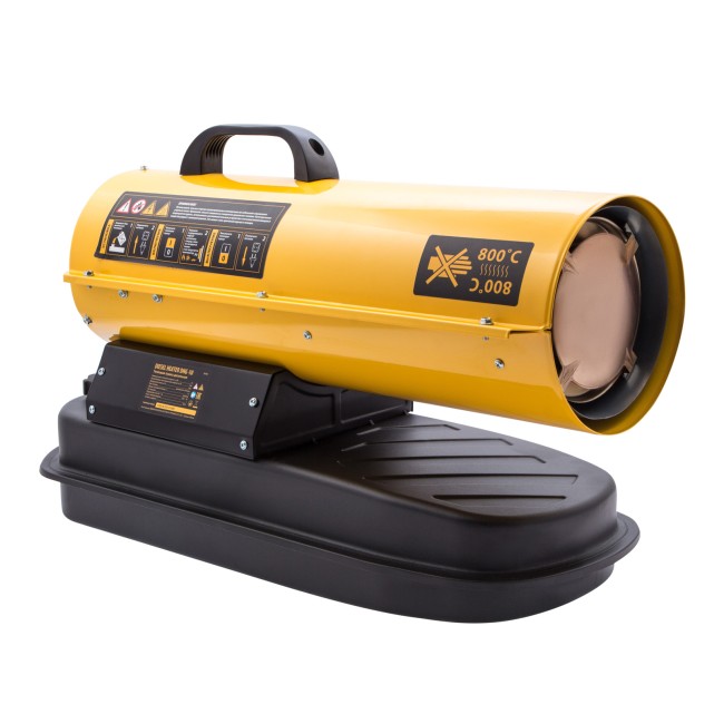 Дизельная тепловая пушка DHG-10, 10 кВт, 300 м3/ч, прямой нагрев Denzel Дизельная тепловая пушка DHG-10, 10 кВт, 300 м3/ч, прямой нагрев Denzel