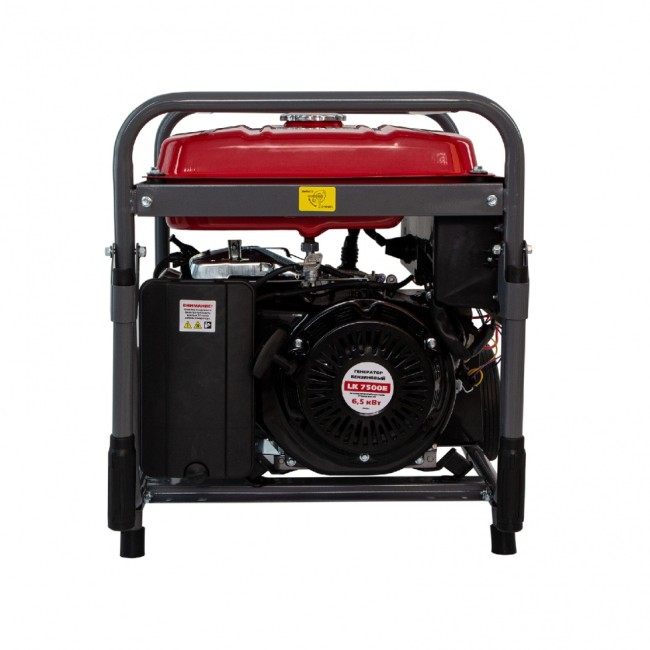 Генератор бензиновый LK 7500E, 6.5 кВт, 230 В, бак 25 л, электростартер Kronwerk Генератор бензиновый LK 7500E, 6.5 кВт, 230 В, бак 25 л, электростартер Kronwerk