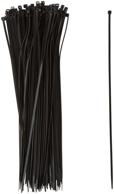 Хомуты нейлоновые для проводов, черные 100 шт., 3,6х300 мм Хомуты нейлоновые для проводов, черные 100 шт., 3,6х300 мм