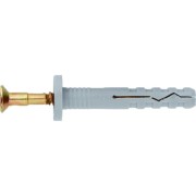 Дюбель-гвоздь полипропиленовый с цилиндрическим бортиком 8 х 120 мм, 100 шт Сибртех