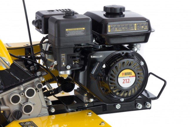 Мотоблок DPT-170, 7 л.с, ременное сцепление, ширина 85 см, глубина 35 см, фрез 3 х 3, ШОМ, передачи 2В/1Н Denzel