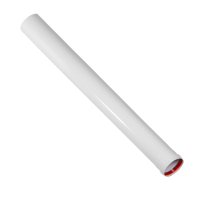 Удлинитель коаксиального дымохода раструбн. Royal Thermo 60/100, 1000 мм