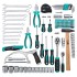 Набор инструментов, 1/2", 1/4", CrV, пластиковый кейс 98 предметов Stels