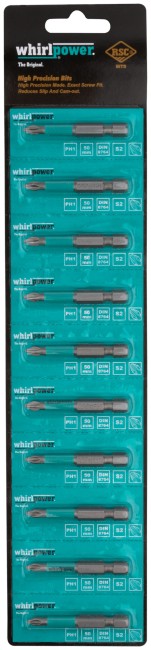 Биты WP, сталь S2, с насечкой, Профи, 50 мм PH1, 10 шт. Биты WP, сталь S2, с насечкой, Профи, 50 мм PH1, 10 шт.