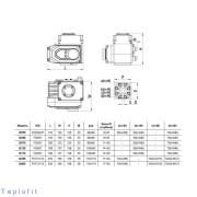 Электропривод Q-030 380В F03/F05/F07 9х9 Benarmo Электропривод Q-030 380В F03/F05/F07 9х9 Benarmo
