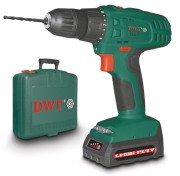DWT Дрель-Шуруповерт Акк.14,4 В; 0-350/1250об/мин; 25,0Нм; 1(Li-Ion)1,5Ач; 1ч.; диод; рез. накл.; кейс (ABS-14,4 Sli BMC) DWT Дрель-Шуруповерт Акк.14,4 В; 0-350/1250об/мин; 25,0Нм; 1(Li-Ion)1,5Ач; 1ч.; диод; рез. накл.; кейс (ABS-14,4 Sli BMC)