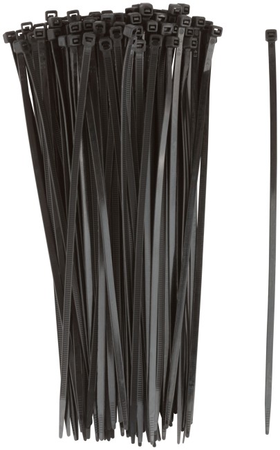 Хомуты нейлоновые для проводов, черные 100 шт., 4,8х250 мм Хомуты нейлоновые для проводов, черные 100 шт., 4,8х250 мм