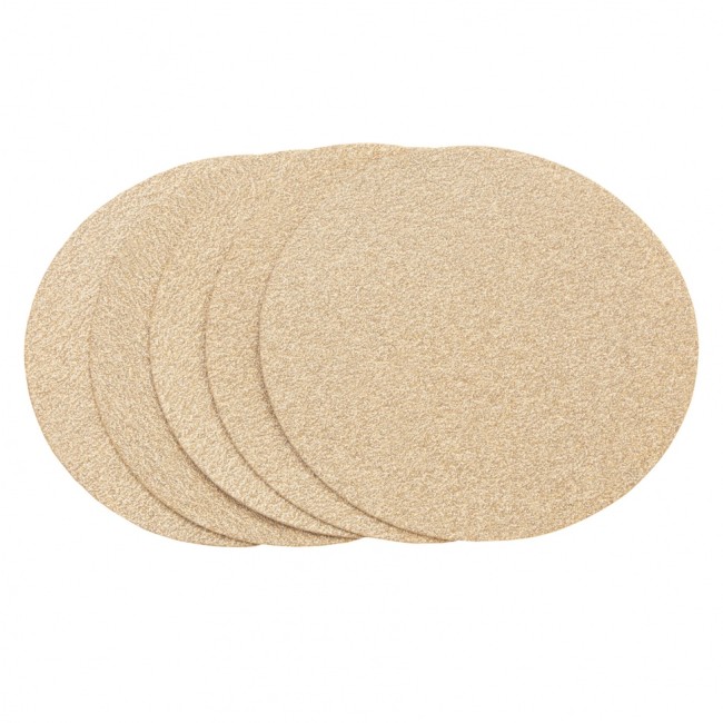 Диск шлифовальный под "липучку", KP14D, зернистость P 100, 12-Н, 125 мм, 5 шт, "БАЗ" Россия