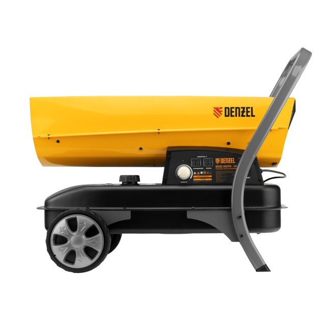 Дизельная тепловая пушка DHG-45i, 45 кВт, 1000 м3/ч, прямой нагрев, электронный термостат Denzel Дизельная тепловая пушка DHG-45i, 45 кВт, 1000 м3/ч, прямой нагрев, электронный термостат Denzel