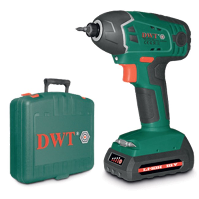 DWT Шуруповерт Имп. Акк.18 В; 0-2800об/мин; 160,0Нм; 1Li-ion,1,5Ач; БС щеток; 1ч.; рез.накл.; короб. (ASS-18 Sli BMC)
