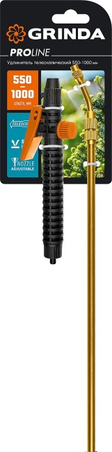 GRINDA PE-1000, общая длина 1000 мм, латунный корпус, телескопический удлинитель, PROLine (8-4251-S)