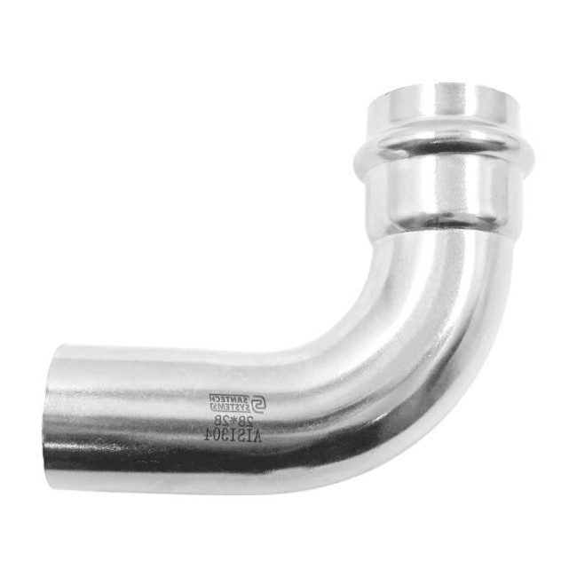 Отвод нерж AISI304 Дн42х90гр пресс/труба FS103 SantechSystems