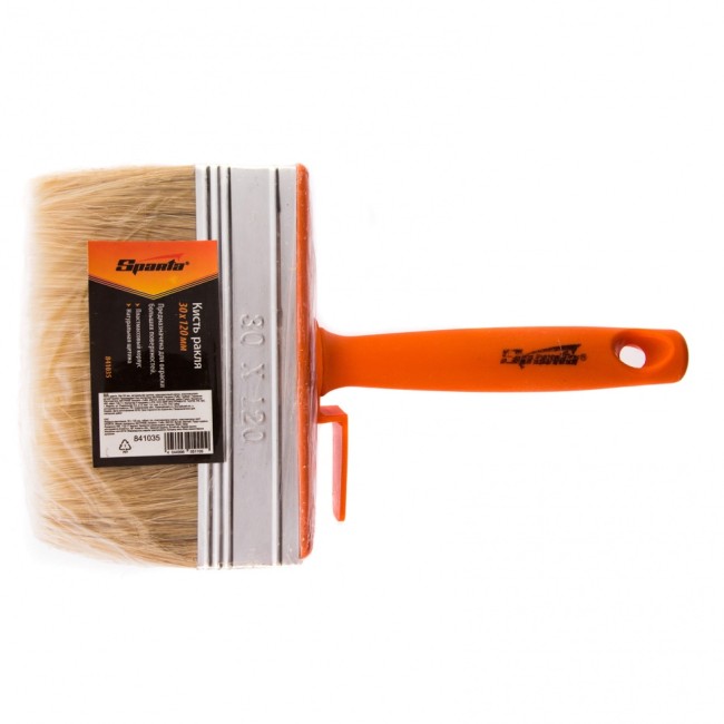 Кисть-ракля, 30 х 120 мм, натуральная щетина, пластмассовый корпус, пластмассовая ручка Sparta Кисть-ракля, 30 х 120 мм, натуральная щетина, пластмассовый корпус, пластмассовая ручка Sparta