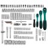Набор инструментов, 1/4", 3/8", 1/2", Cr-V, S2, усиленный кейс, 151 предмет Stels