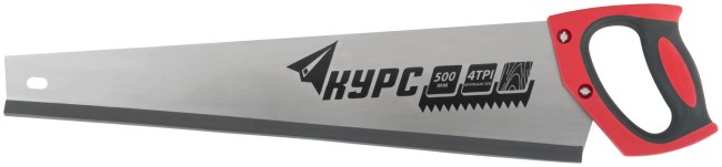 Ножовка по дереву универсальная, шаг 6,0 мм, пластиковая прорезиненная ручка 500 мм Ножовка по дереву универсальная, шаг 6,0 мм, пластиковая прорезиненная ручка 500 мм