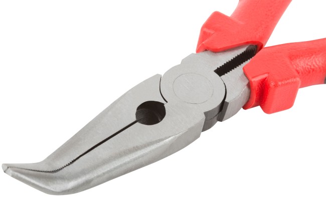 Утконосы "Стандарт", красно-черные пластиковые ручки, полированная сталь 200 мм