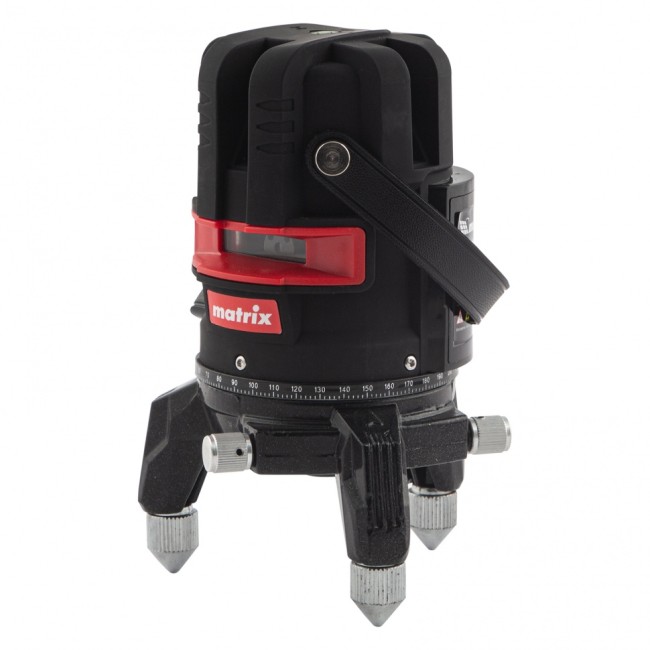 Лазерный уровень ML 05 Red, 20 м, 635 нм, резьба 5/8" Matrix Лазерный уровень ML 05 Red, 20 м, 635 нм, резьба 5/8" Matrix