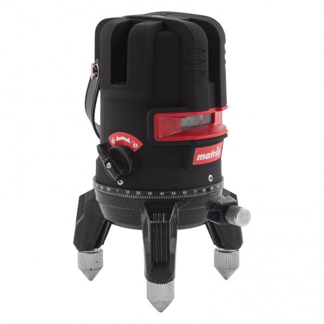 Лазерный уровень ML 05 Red, 20 м, 635 нм, резьба 5/8" Matrix Лазерный уровень ML 05 Red, 20 м, 635 нм, резьба 5/8" Matrix