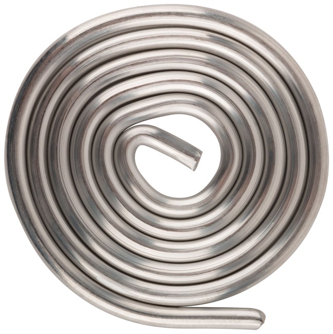 Припой ПОС 61 без канифоли, проволока диаметр 2 мм, "улитка", 10 гр.