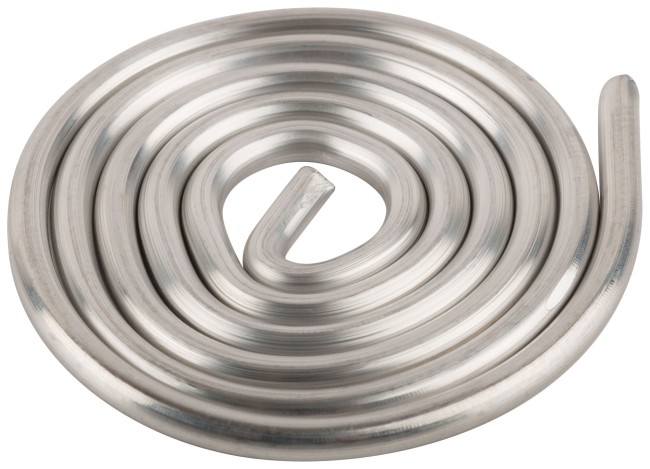 Припой ПОС 61 без канифоли, проволока диаметр 2 мм, "улитка", 10 гр.