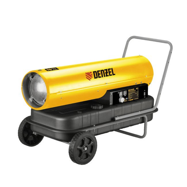 Дизельная тепловая пушка DHG-50, 50 кВт, 1100 м3/ч, прямой нагрев Denzel