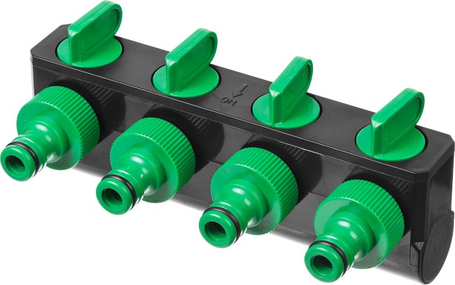 РОСТОК RS-4, 3/4″, четырехканальный, с внутренней резьбой, поливочный распределитель (426378) РОСТОК RS-4, 3/4″, четырехканальный, с внутренней резьбой, поливочный распределитель (426378)