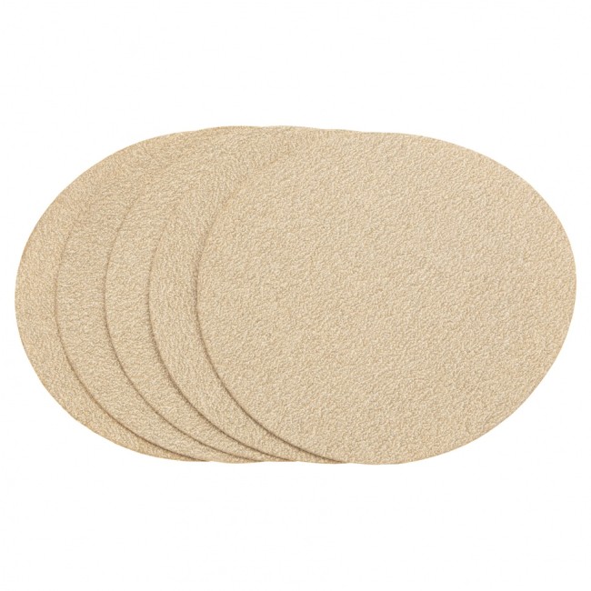 Диск шлифовальный под "липучку", KP14D, зернистость P 150, 8-Н, 125 мм, 5 шт, "БАЗ" Россия