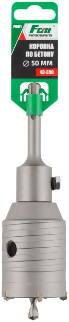 Коронка по бетону FDW, SDS-Plus, хвостовик 100 мм, 50 мм Коронка по бетону FDW, SDS-Plus, хвостовик 100 мм, 50 мм