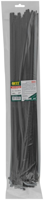 Хомуты нейлоновые для проводов, черные 100 шт., 4,8х500 мм Хомуты нейлоновые для проводов, черные 100 шт., 4,8х500 мм