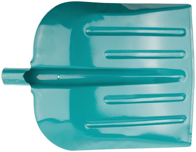 Лопата для уборки снега тротуарная стальная без черенка 390х456 мм