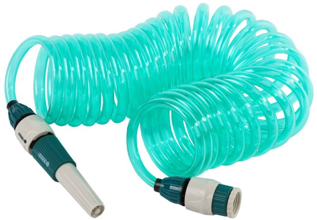 RACO 7.5 м, с наконечником и двумя внешними соединителями, спиральный шланг (4270-55895) RACO 7.5 м, с наконечником и двумя внешними соединителями, спиральный шланг (4270-55895)