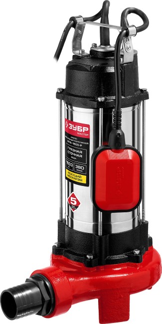 ЗУБР 1500 Вт, фекальный насос с режущим механизмом (НПФ-1500-Р) ЗУБР 1500 Вт, фекальный насос с режущим механизмом (НПФ-1500-Р)