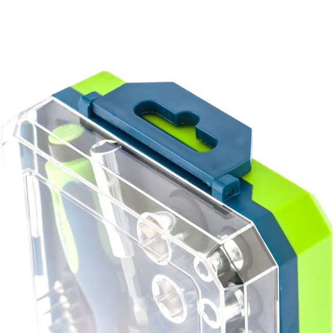 Отвертки реверсивные с набором бит и торцевыми головками, 41 шт, CrV Сибртех