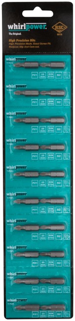 Биты WP, сталь S2, с насечкой, Профи, 25 мм PZ1, 20 шт. Биты WP, сталь S2, с насечкой, Профи, 25 мм PZ1, 20 шт.