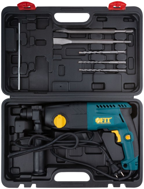 Перфоратор монтажный 620 Вт; 0-1000 об/мин; 0-4850 уд/мин; 2,6 Дж; 3 реж.; SDS-plus; реверс; 2,9 кг; кейс