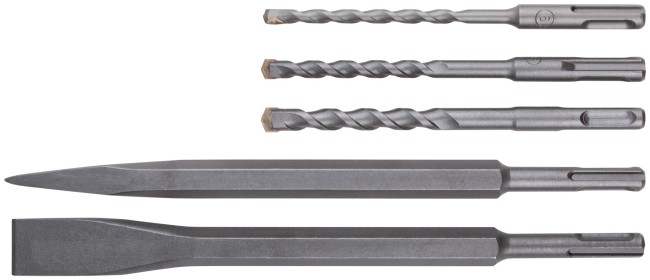 Перфоратор монтажный 620 Вт; 0-1000 об/мин; 0-4850 уд/мин; 2,6 Дж; 3 реж.; SDS-plus; реверс; 2,9 кг; кейс