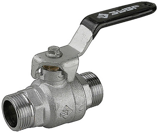 ЗУБР d 1/2″, ручка-рычаг, ″папа-папа″, полнопроходной шаровой кран (4-51322-C-1/2) ЗУБР d 1/2″, ручка-рычаг, ″папа-папа″, полнопроходной шаровой кран (4-51322-C-1/2)