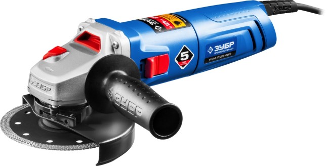 ЗУБР 850 Вт, d125 мм, УШМ, Профессионал (УШМ-П125-850) ЗУБР 850 Вт, d125 мм, УШМ, Профессионал (УШМ-П125-850)