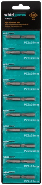 Биты WP, сталь S2, с насечкой, Профи, 25 мм PZ2, 20 шт. Биты WP, сталь S2, с насечкой, Профи, 25 мм PZ2, 20 шт.