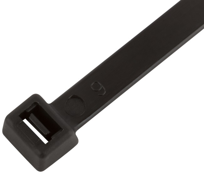 Хомуты нейлоновые для проводов, черные 100 шт., 7,6х400 мм Хомуты нейлоновые для проводов, черные 100 шт., 7,6х400 мм