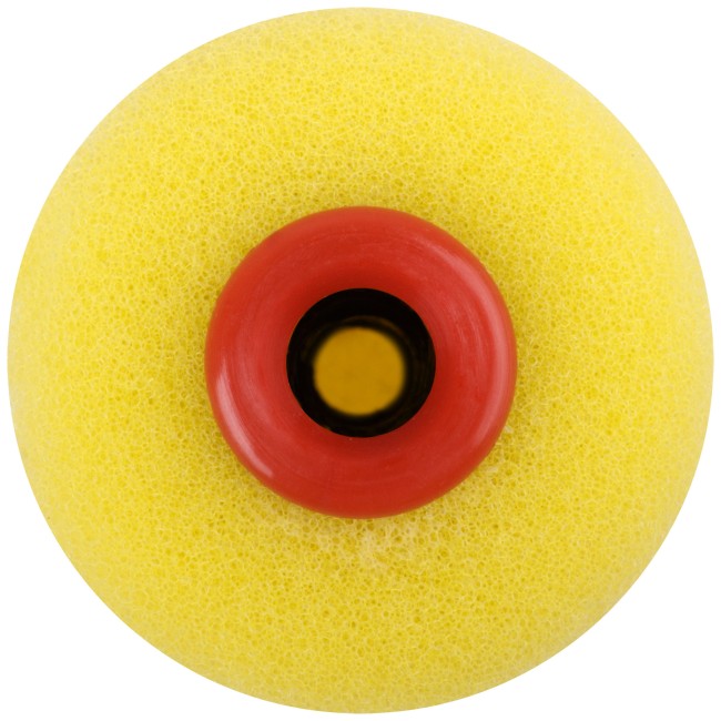Валик поролоновый желтый с ручкой "мини" 100 мм + 2 сменных ролика