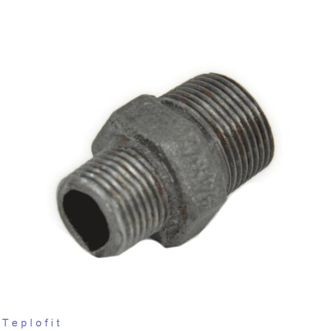 "Ниппель чуг перех Ду25х15 (1""х1/2"") НР Fittex"