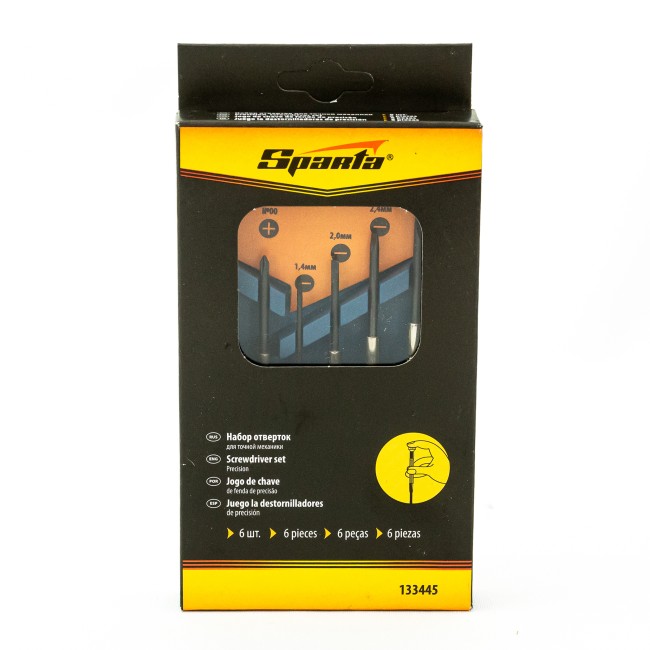 Набор отверток для точной механики, 6 шт, Sparta