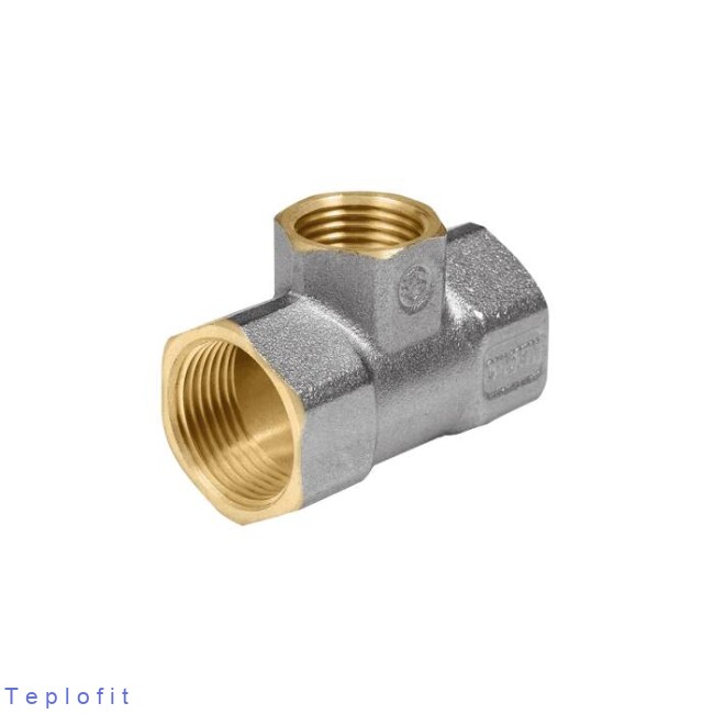 Тройник лат перех Ду25х15х25 м/м никель ГОСТ Р 72337 Aquasfera 9008-02